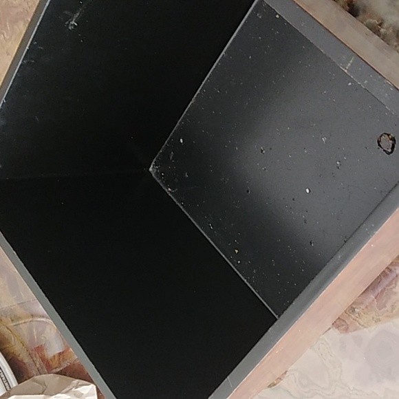 Burl wood look memory-keepsake box - Picture 3 of 4